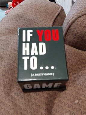 If You Had To... Party Game — Black & Red Edition